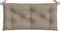 vidaXL - Tuinbankkussen - 100x(50+50)x7 - cm - oxford - stof - taupe