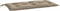 vidaXL - Tuinbankkussen - 100x(50+50)x7 - cm - oxford - stof - taupe