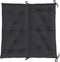 vidaXL - Tuinbankkussen - 100x(50+50)x7 - cm - oxford - stof - zwart