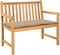 vidaXL - Tuinbankkussen - 100x50x3 - cm - oxford - stof - beige