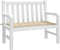 vidaXL - Tuinbankkussen - 100x50x3 - cm - oxford - stof - beige