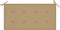 vidaXL - Tuinbankkussen - 100x50x3 - cm - oxford - stof - beige