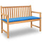 vidaXL - Tuinbankkussen - 100x50x3 - cm - oxford - stof - blauw