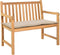 vidaXL - Tuinbankkussen - 100x50x3 - cm - oxford - stof - crèmekleurig