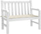 vidaXL - Tuinbankkussen - 100x50x3 - cm - oxford - stof - crèmekleurig