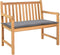 vidaXL - Tuinbankkussen - 100x50x3 - cm - oxford - stof - grijs
