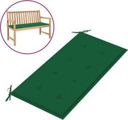 vidaXL - Tuinbankkussen - 100x50x3 - cm - oxford - stof - groen