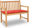 vidaXL - Tuinbankkussen - 100x50x3 - cm - oxford - stof - rood