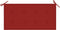 vidaXL - Tuinbankkussen - 100x50x3 - cm - oxford - stof - rood