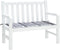 vidaXL - Tuinbankkussen - 100x50x3 - cm - oxford - stof - ruitpatroon - grijs