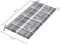 vidaXL - Tuinbankkussen - 100x50x3 - cm - oxford - stof - ruitpatroon - grijs