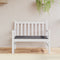 vidaXL - Tuinbankkussen - 100x50x3 - cm - oxford - stof - antracietkleurig