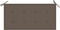 vidaXL - Tuinbankkussen - 100x50x3 - cm - oxford - stof - taupe