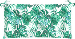 vidaXL - Tuinbankkussen - 100x50x7 - cm - oxford - stof - bladpatroon