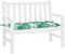 vidaXL - Tuinbankkussen - 100x50x7 - cm - oxford - stof - bladpatroon