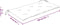 vidaXL - Tuinbankkussen - 100x50x7 - cm - oxford - stof - bladpatroon