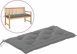 vidaXL - Tuinbankkussen - 100x50x7 - cm - oxford - stof - grijs