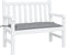 vidaXL - Tuinbankkussen - 100x50x7 - cm - oxford - stof - grijs