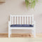 vidaXL - Tuinbankkussen - 100x50x7 - cm - oxford - stof - marineblauw