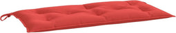 vidaXL - Tuinbankkussen - 100x50x7 - cm - oxford - stof - rood