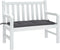vidaXL - Tuinbankkussen - 100x50x7 - cm - oxford - stof - antracietkleurig