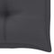 vidaXL - Tuinbankkussen - 100x50x7 - cm - oxford - stof - antracietkleurig
