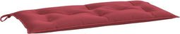 vidaXL - Tuinbankkussen - 100x50x7 - cm - oxford - stof - wijnrood