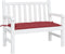 vidaXL - Tuinbankkussen - 100x50x7 - cm - oxford - stof - wijnrood