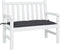 vidaXL - Tuinbankkussen - 100x50x7 - cm - oxford - stof - zwart