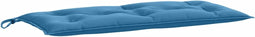 vidaXL - Tuinbankkussen - 100x50x7 - cm - stof - gemêleerd - blauw