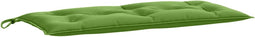vidaXL - Tuinbankkussen - 100x50x7 - cm - stof - gemêleerd - groen