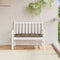 vidaXL - Tuinbankkussen - 100x50x7 - cm - stof - gemêleerd - taupe