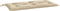 vidaXL - Tuinbankkussen - 110x50x7 - cm - oxford - stof - beige