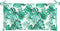 vidaXL - Tuinbankkussen - 110x50x7 - cm - oxford - stof - bladpatroon