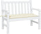 vidaXL - Tuinbankkussen - 110x50x7 - cm - oxford - stof - crèmewit