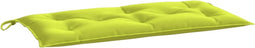 vidaXL - Tuinbankkussen - 110x50x7 - cm - oxford - stof - heldergroen
