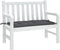 vidaXL - Tuinbankkussen - 110x50x7 - cm - oxford - stof - antracietkleurig