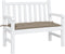 vidaXL - Tuinbankkussen - 110x50x7 - cm - oxford - stof - taupe
