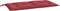 vidaXL - Tuinbankkussen - 110x50x7 - cm - oxford - stof - wijnrood
