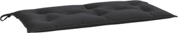 vidaXL - Tuinbankkussen - 110x50x7 - cm - oxford - stof - zwart
