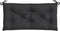 vidaXL - Tuinbankkussen - 110x50x7 - cm - oxford - stof - zwart