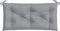 vidaXL - Tuinbankkussen - 110x50x7 - cm - stof - grijs