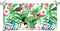 vidaXL - Tuinbankkussen - 110x50x7 - cm - stof - meerkleurig
