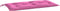 vidaXL - Tuinbankkussen - 110x50x7 - cm - stof - roze