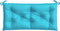 vidaXL - Tuinbankkussen - 110x50x7 - cm - stof - turquoise
