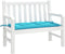 vidaXL - Tuinbankkussen - 110x50x7 - cm - stof - turquoise