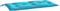 vidaXL - Tuinbankkussen - 110x50x7 - cm - stof - turquoise
