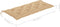 vidaXL - Tuinbankkussen - 120x(50+50)x7 - cm - oxford - stof - beige