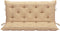 vidaXL - Tuinbankkussen - 120x(50+50)x7 - cm - oxford - stof - beige
