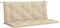 vidaXL - Tuinbankkussen - 120x(50+50)x7 - cm - oxford - stof - beige